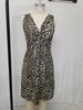 2025 Spring/Summer European & American Twist Knot Leopard Print Women's Dress