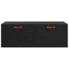 Wall Cabinet Black Oak Effect 100 X 36.5 X 35 Cm