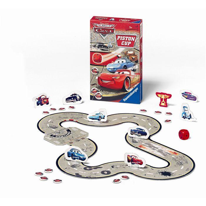 Brettspiel Minispiel Cars Piston Cup - Ravensburger - Lightning McQueen - Gemischt - Ab 5 Jahren