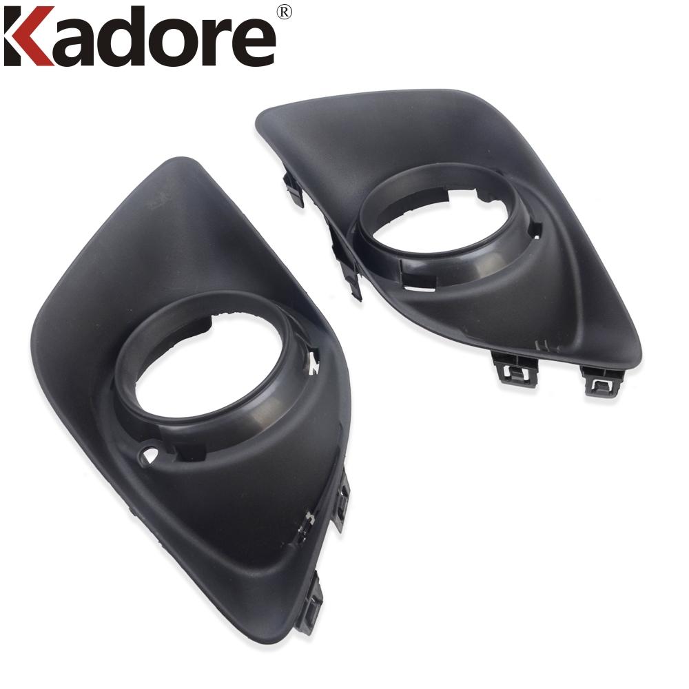 Front Fog Light Lamp Cover Trim For Mitsubishi ASX 2010 2011 2012 Chrome Car Accessories Front Foglight Foglamp Bezel Trims