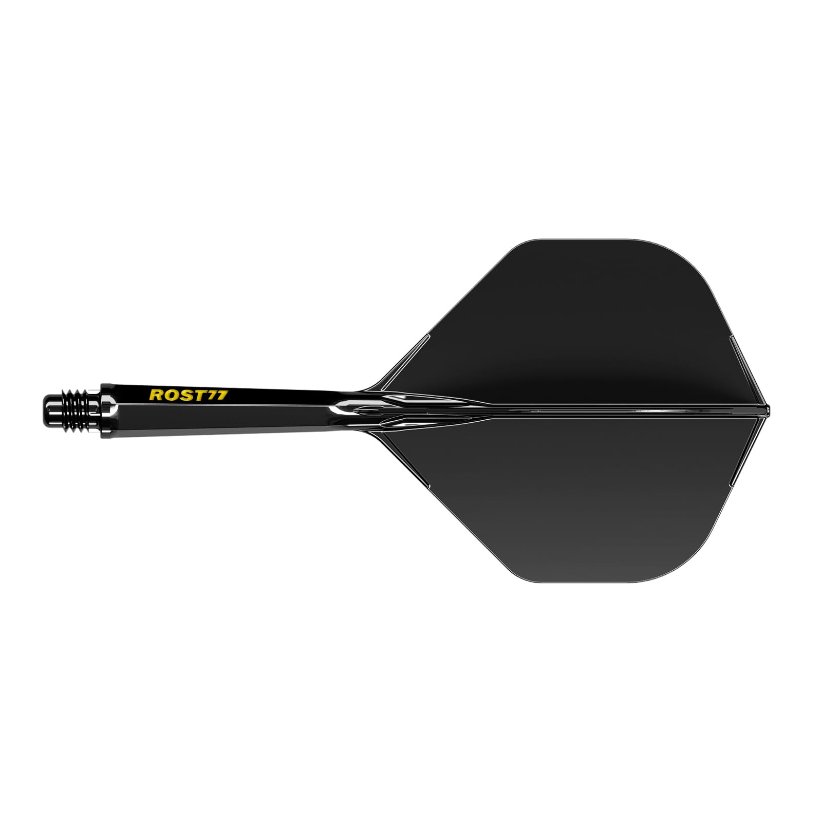

CUESOUL ROST 77 Integrated Big Set of Black Flights with Yellow Medium Size Flights, Standard, 3, Logo, (CS-77-DB1S-M)