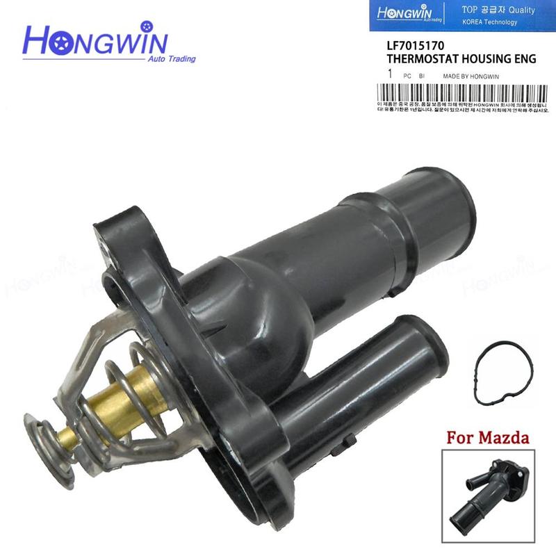 Engine Coolant Thermostat Housing Assembly For Ford Fusion Focus Taurus Explorer Escape 2.0L 2013-2018 Lincoln 902-682 1476110