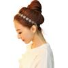Lady Girl Fashion Sweet Metal Hollow Rose Flower Elastic Hair Band Headband