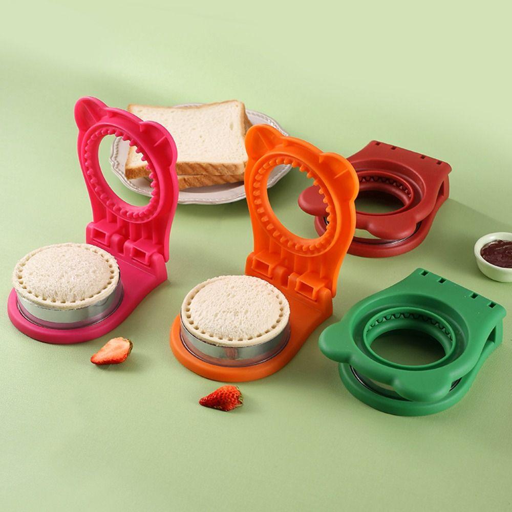 Sealer Flip DIY Sandwichschneider Form Edelstahl Sandwichschneidewerkzeug für Kinder Mittagessen