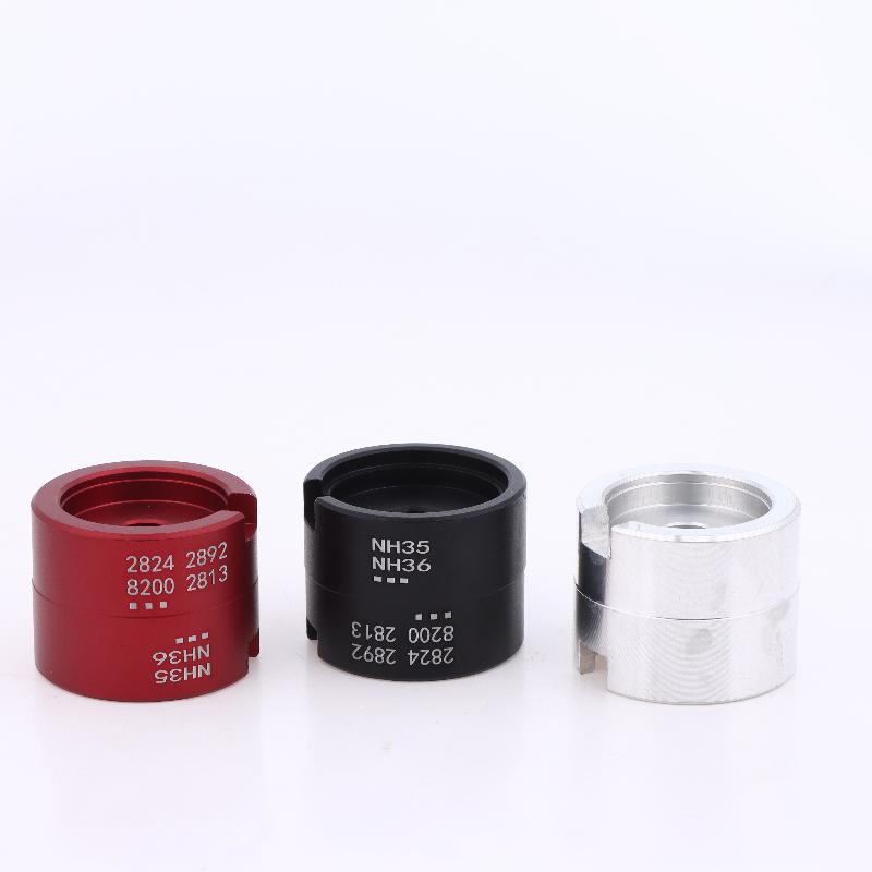 Universal Watch Movement Holder Bracket Double-Sided Aluminum Base Watch Repair Tools Nh35 Nh36 2824 2892 8200
