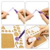 8 Pieces Paper Quiling Tools and Supplies Set Slotted Kits Rolling Curling Needle Pen Quiling Coaches & Tweezers