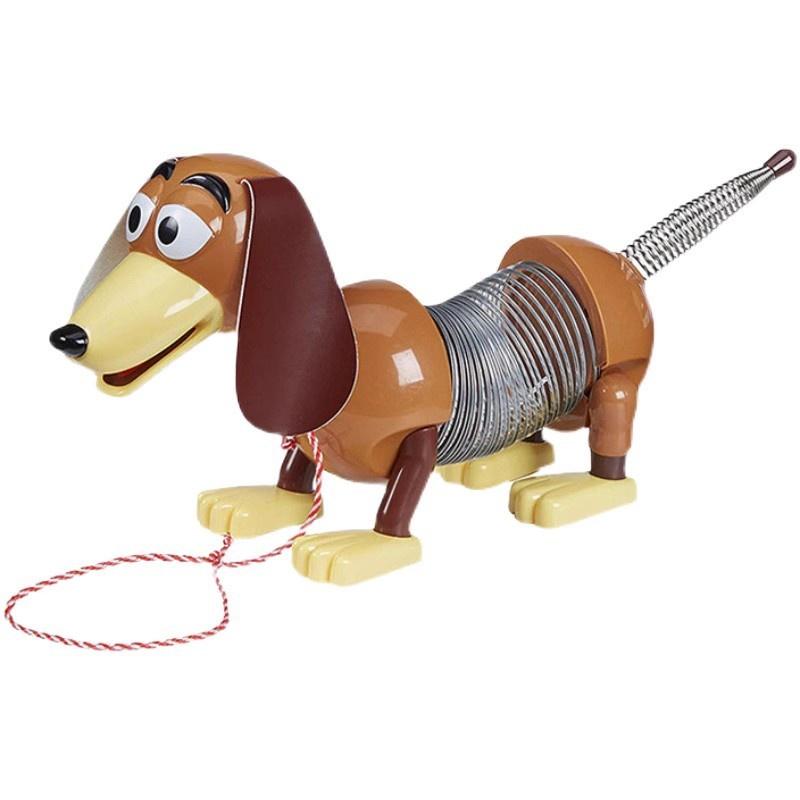 Toy Story 75th Anniversary Woody Buzz Lightyear Action Figures With Talking Slinky Dog Abs Material 28cm Long