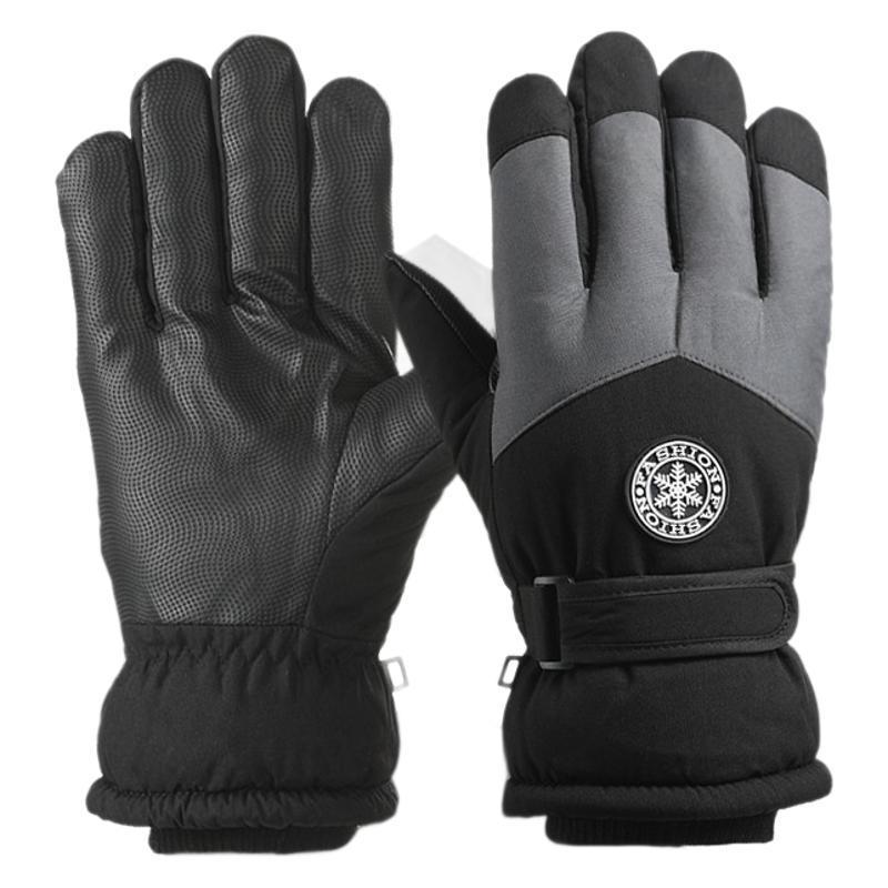 Unisex Winter Ski Gloves for Outdoor Riding, Electric Motorcycle, Warm, Cold-Proof, Touchscreen Compatible