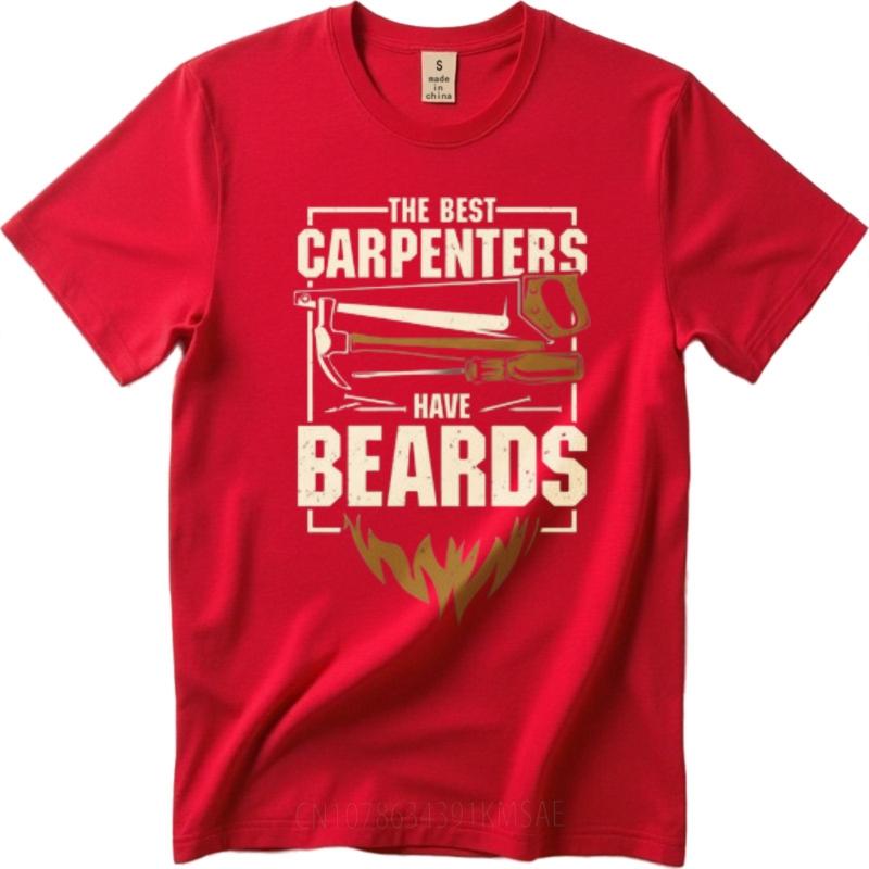 Unisex Brand Tshirt Street Wear Unisex Oneck Tshirt Plus Size The Best Carpenters Have Beards Stylish Unisex Tshirt Summer Fashions