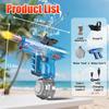 UROINT Kids Electric Water Gun, Powerful Automatic Water Gun Blaster Toy with LED Light, Electric Super Soaker Water Gun, Long Range 8m, Pool Party