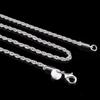 Unisex Fashion 18-30 Inch Necklace Twisted Chain Pendant Jewelry Gift for Dating