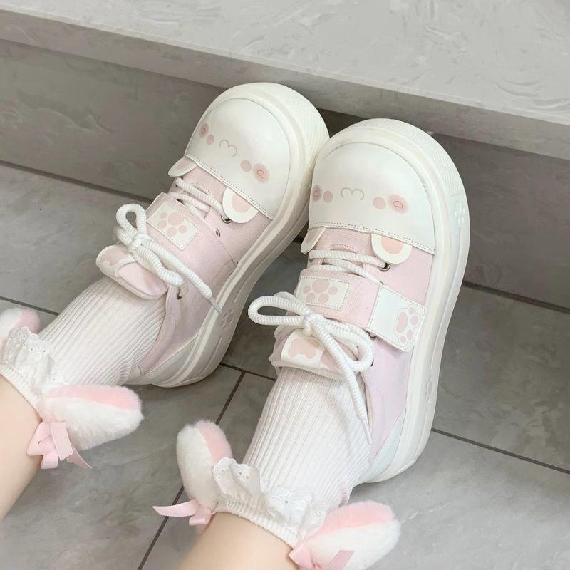 Plátěné boty dámské podzimní a zimní nové kulatá špička suchý zip tenké prodyšné s plochou podrážkou sportovní boty