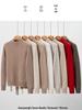 Women's 100% Cashmere Raglan Sleeve Sweater - Half-High Neck Knitted Pullover for Autumn & Winter