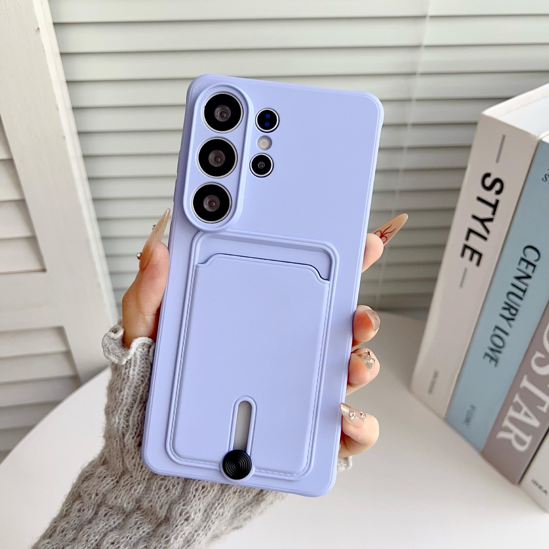 The second-generation card bag mobile phone case is suitable for Samsung S26ULTRA with ID card S26PLUS new protective case S26