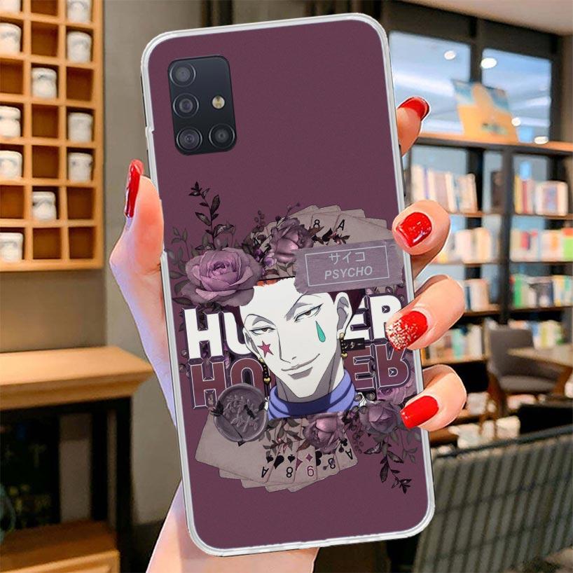 Hunter X Hisoka Cover Phone Case For Samsung Galaxy A12 A22 A32 A52 A72 A02S Phone Case Note 20 Ultra 10 S10 Plus A51 A71 A50S A