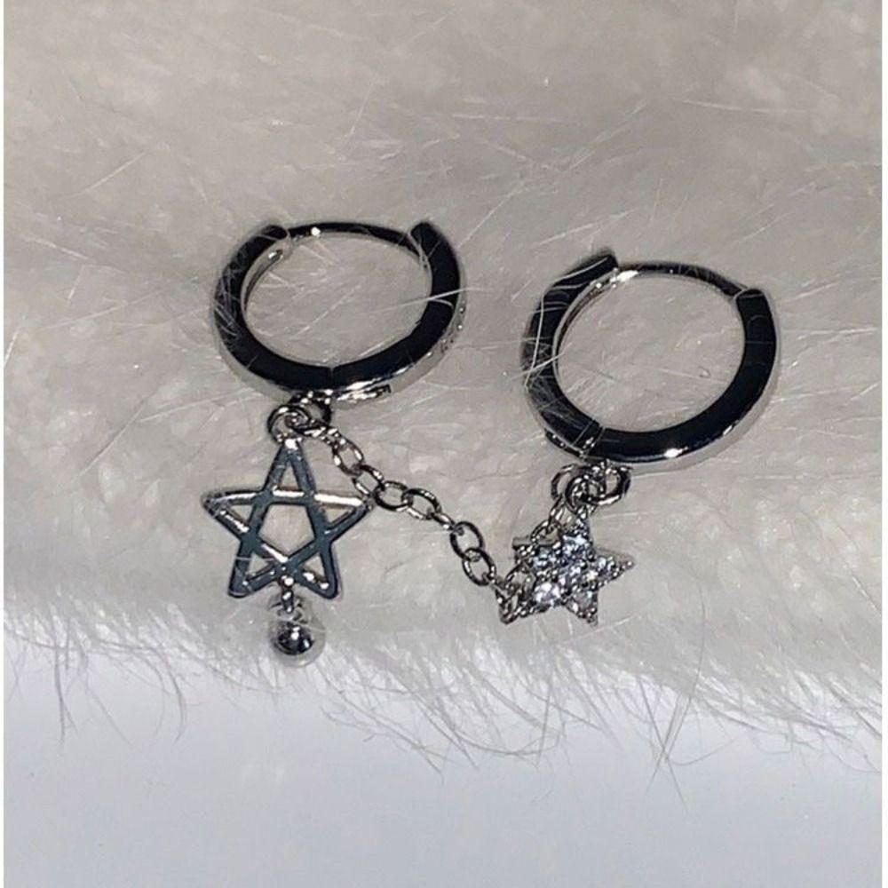 Star Ear Bone Chain Alloy Bone Nail Trendy Piercing Earrings  Girls