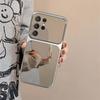 Case for Samsung Galaxy S25 Ultra,S24 Ultra,S23 Ultra,S22 Ultra Trending Big Window Cover Mirror Phone Casing