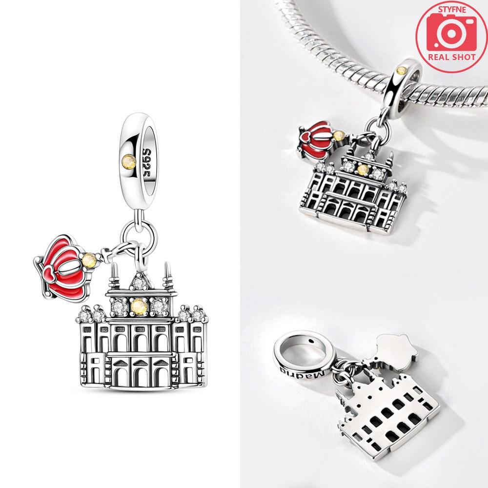 תליון קולוסאום צבעי נחושת חרוזי קסם מתאימים לצמיד קסם מקורי חרוזים לנשים יצירת תכשיטים מתנות