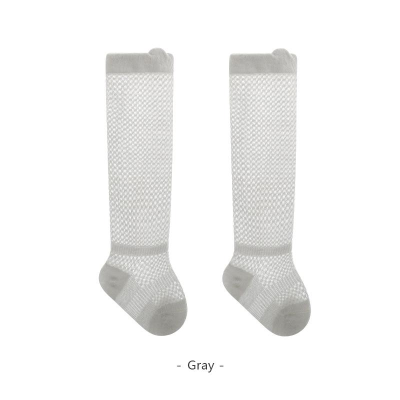 Summer Mesh Thin Baby Stockings Mosquito Baby Long Tube Socks Loose Cuff Boneless Newborn Socks Baby High Knee Socks