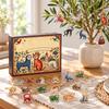 2D Advent Calendar Acrylic Ornament for Christmas Decoration