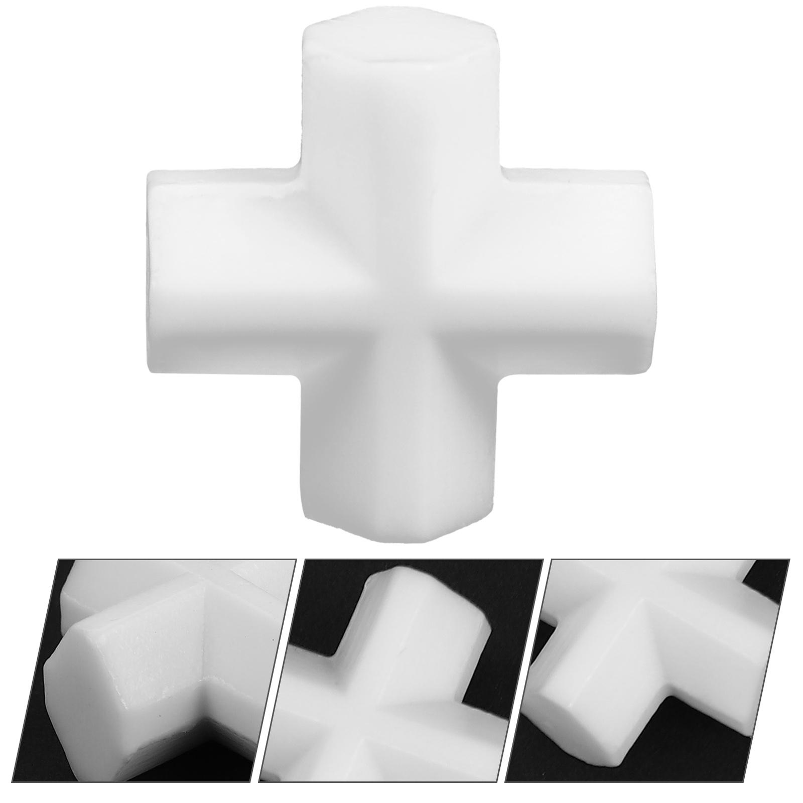 

Magnetic Stirrer Bar For Mixer Stirring Rods PTFE Cross Shape Stir Plate Bars High Temperature Resistance Laboratory Mixing белый