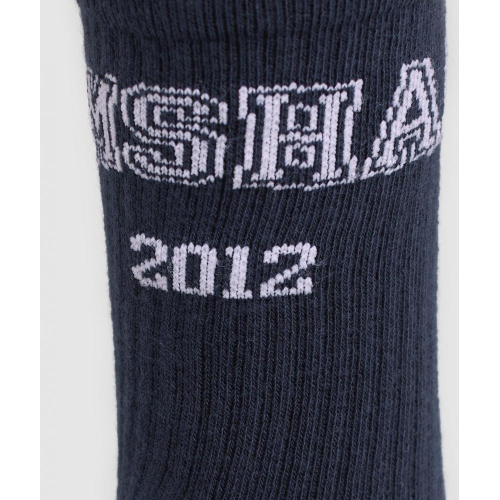 Gymshark Șosete Echipă Universitară 3 perechi Alb Albastru Închis Verde Trail I1b9z Wdmr