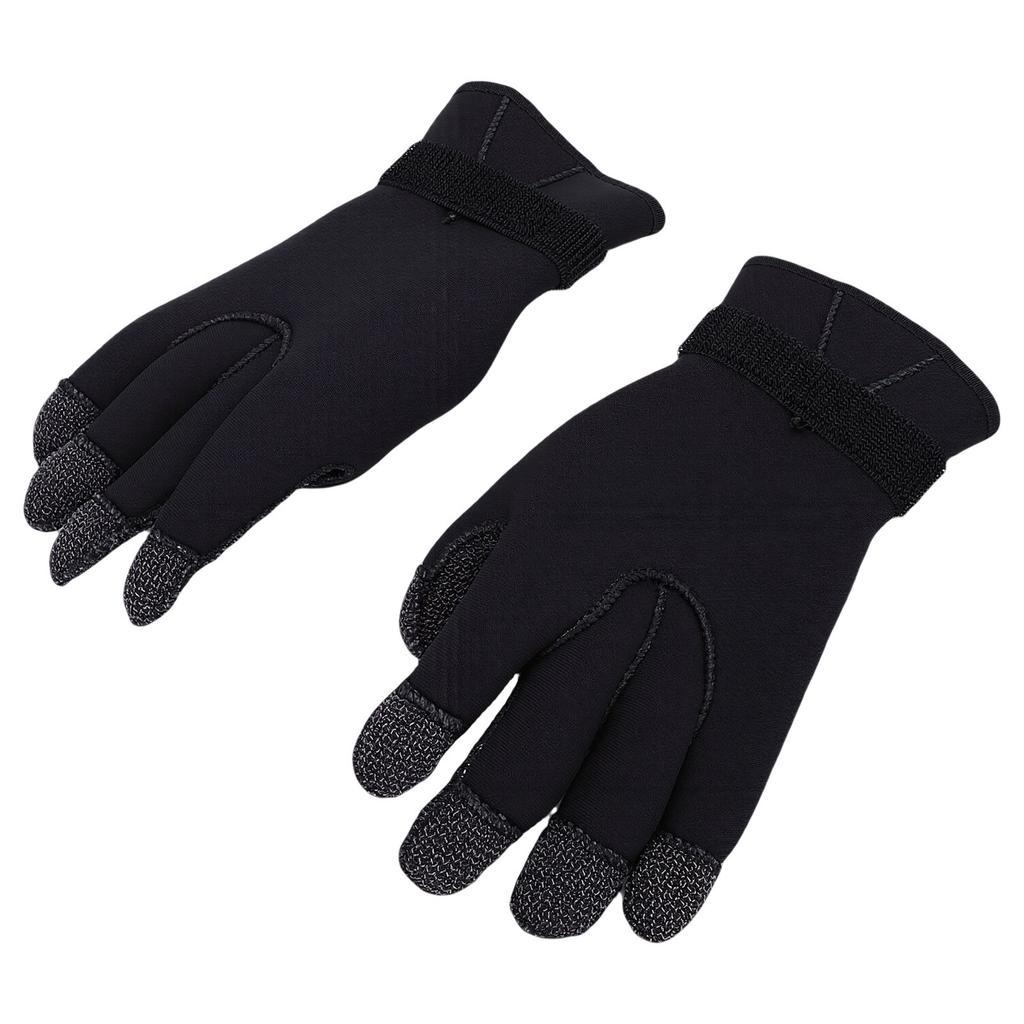 1 Pair 5mm Neoprene Diving Gloves Cut Proof Abrasionproof Thermal Dive Gloves Comfortable Fit L