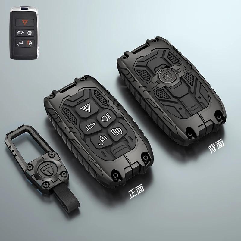 Car Key Cover Case Shell For Land Rover Evoque Discovery 4 Evoque For Jaguar F-Pace F-Type Xe Xf Xj Freelander