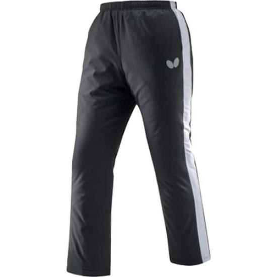 

Butterfly Unisex Bright Warm Pants for Table Tennis and SS Training, 52130-278, Black,