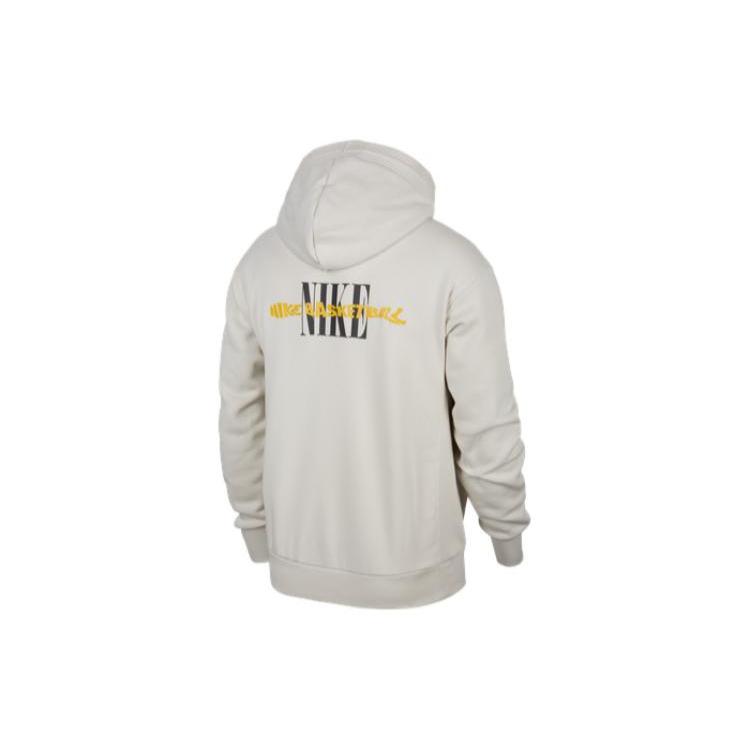 Nike Sweatshirts Men's Light Bone Hooded Moderate Regular FB7661-072