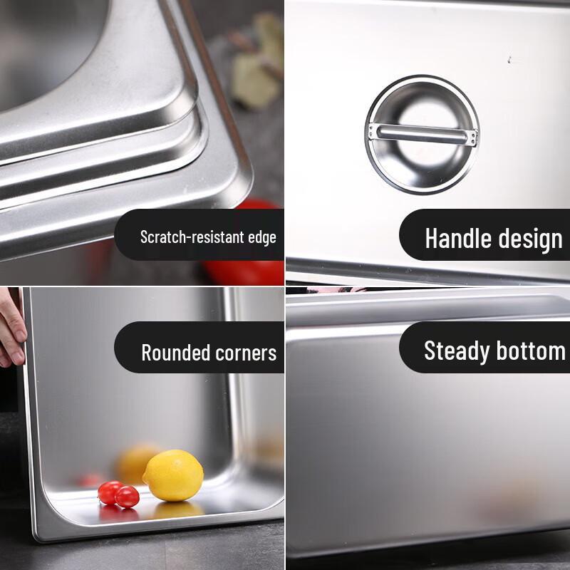 Stainless Steel Rectangular Buffet Food Pan