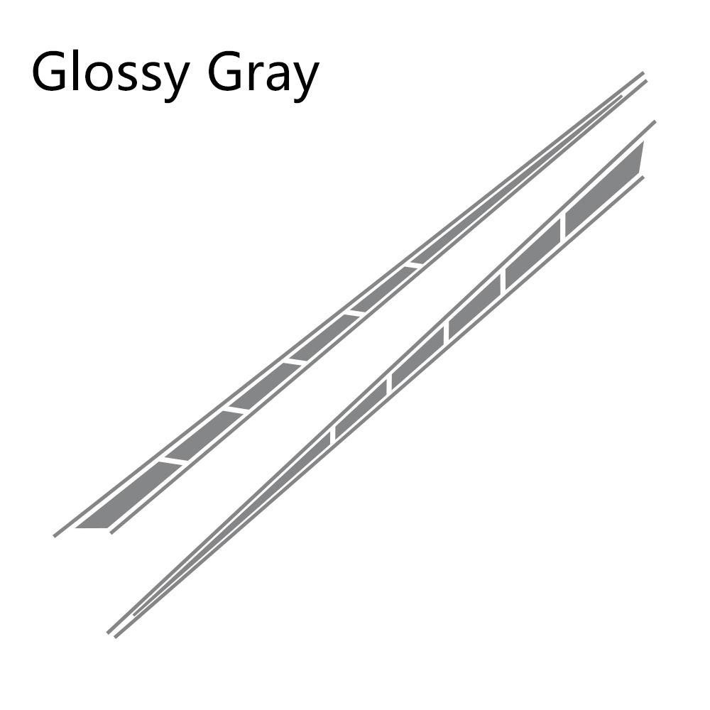 2pcs/lot 300x14cm Both Sides Stickers Tuning Style Side Strip Bumper Car Wrap Vinyl Film Automobiles Products Car Accessories