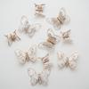 10PCS 5-7cm Simulation Butterfly Fabric Feather Color Butterfly Combination Set Christmas Decoration Small Gift Christmas Tree Ornament