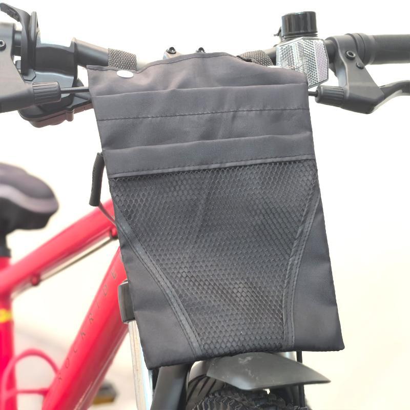 Bicycle Storage Bag Detachable Front Handle Basket Large Capacity Pocket Fits Bicycle Motorcycle Phone Bag Accessory