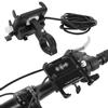 Motorcycle Electric Bike Charge Aluminium Alloy Phone Navigation Support Clip Ring Type