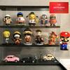 Multi-layer Black Wall-mounted Display Rack for Dolls, LEGO, Hand-made Figures, and Pop Mart Blind Box Molly
