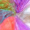 Nähbasteln 100x150cm Zweifarbiger Farbverlauf Stoff Bunter Leichter Gaze Stoff Durchsichtiger Dünner Organza-Netzstoff Brautkleid