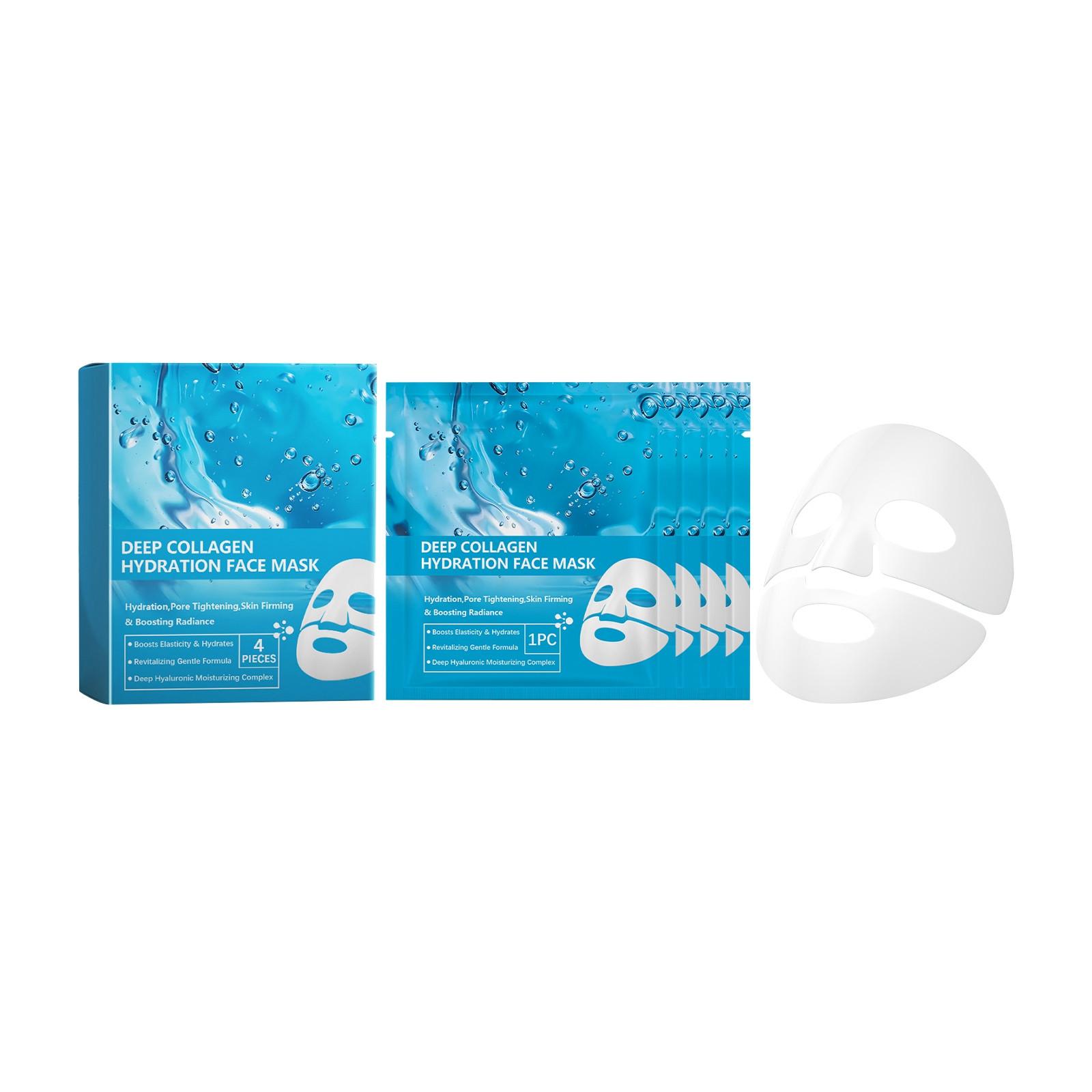 

Коллагеновая увлажняющая маска Увлажняющая восстанавливающая увлажняющая укрепляющая нежная увлажняющая увлажняющая увлажняющая уход за лицом.20 мл One Size