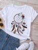 Fashion Women T-Shirt Love Butterfly Print T Shirt New Harajuku Tops Female Summer Tee Shirts Short Sleeve Tops Streetwear