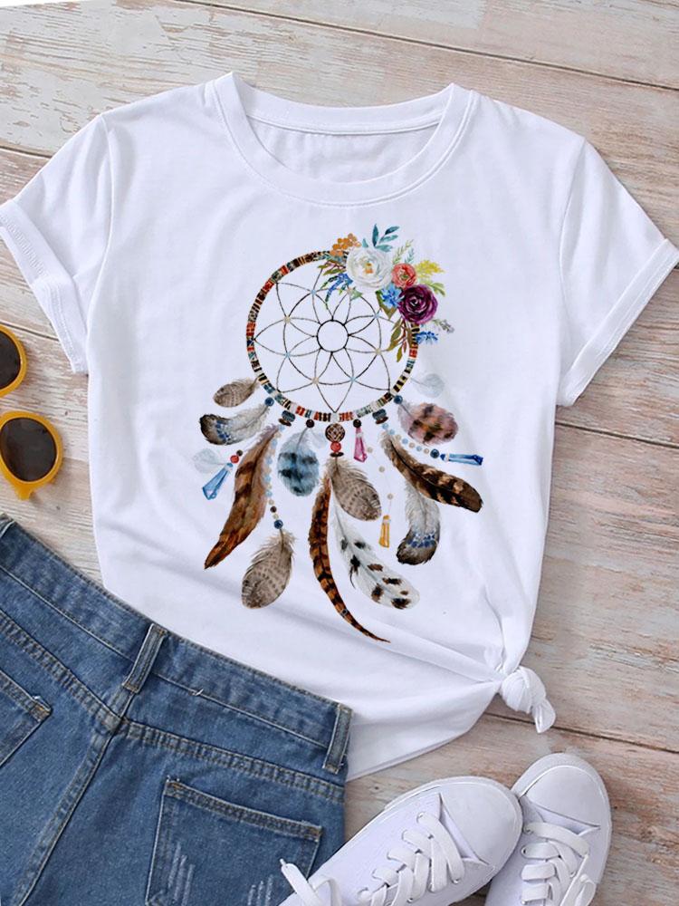 Fashion Women T-Shirt Love Butterfly Print T Shirt New Harajuku Tops Female Summer Tee Shirts Short Sleeve Tops Streetwear