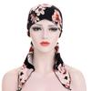 Gebogener Schwanz Florales Bandana Hut - Modischer Schlupfstil