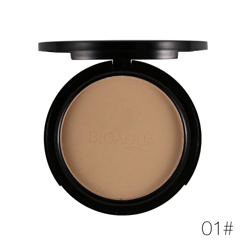 BIOAQUA Face Base Pressed Powder Makeup Matte Smooth Concealer Control Oil Foundation Contour Make Up Cosmetics