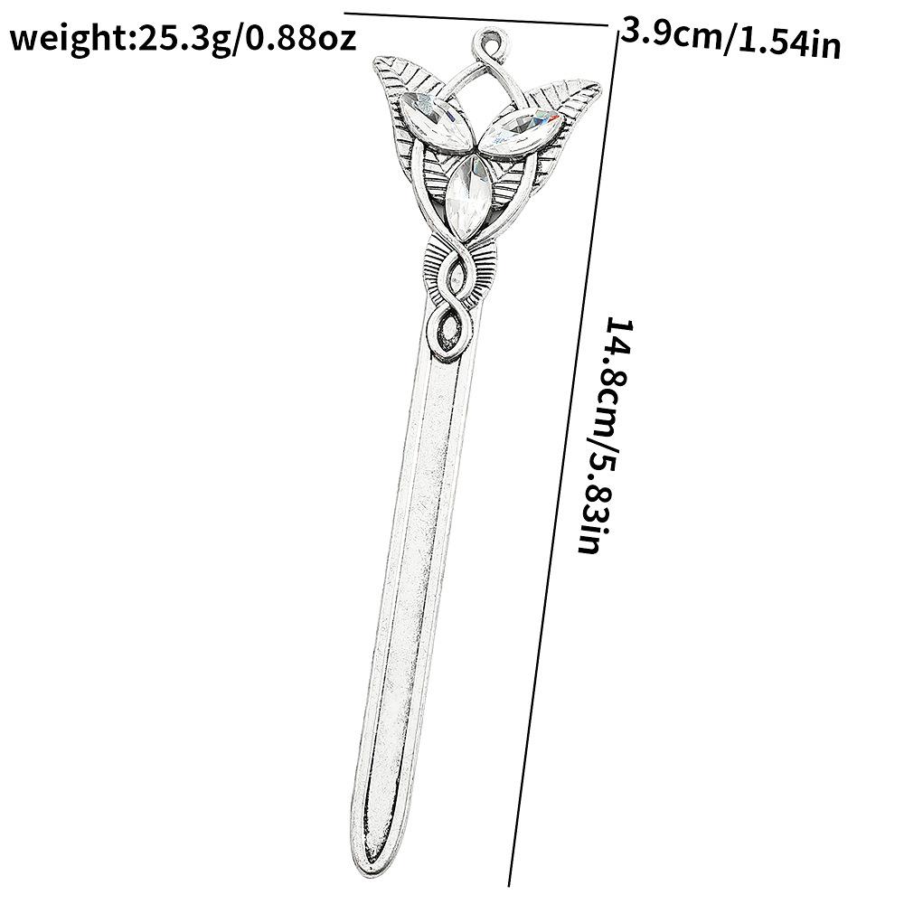 Elegant Power Ring Hairpin Bookmark: The Perfect Gift for Book Lovers, Lovers, and Friends.