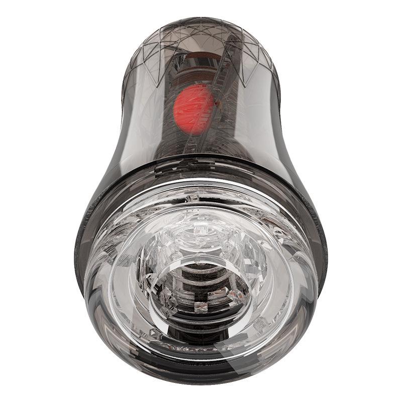 Fleshlight Red Pill Cristal Clar cu 3 Canale și Ejaculare Explozivă pentru Plăcere Masculină de Lungă Durată.