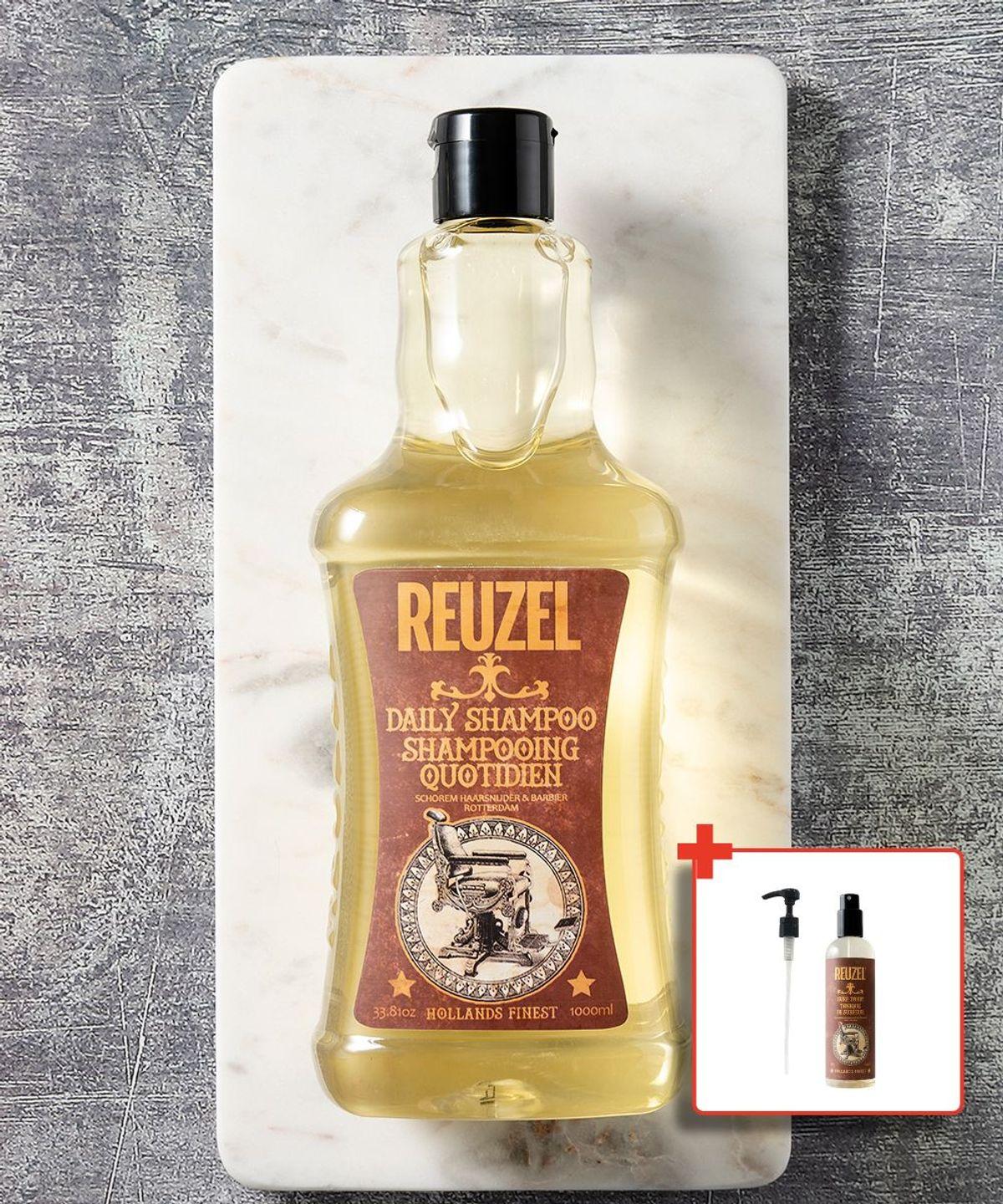 Daily Shampoo 1000ml / Liter Pump, Surf Tonic 355ml Gift