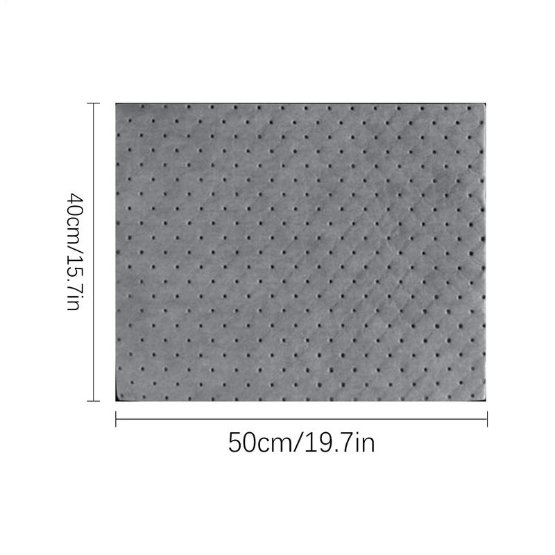 Oil Absorbent Pads 10X Oil Absorbing Mats Liquid Pads for Oil-Based & Water-Based Fluids Oil Spill Pads Garage Accessories