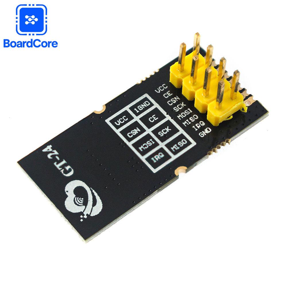 GT-24 NRF24L01+PA+LNA Wireless Module Data Transmission Wireless Receiving + Transmitting Module 2.4G 1100 Meters Long Distance