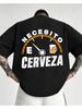 1pc Teenager'S Graphic T-Shirt Funny I Need Beer Beer Speedometer Print Short Sleeve Crew Neck for Teenagers, for Teenager, For Teenager