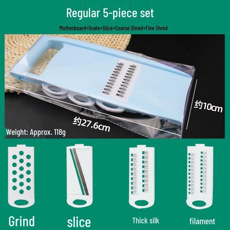 Multifunctional Stainless Steel Vegetable Cutter and Grater Set