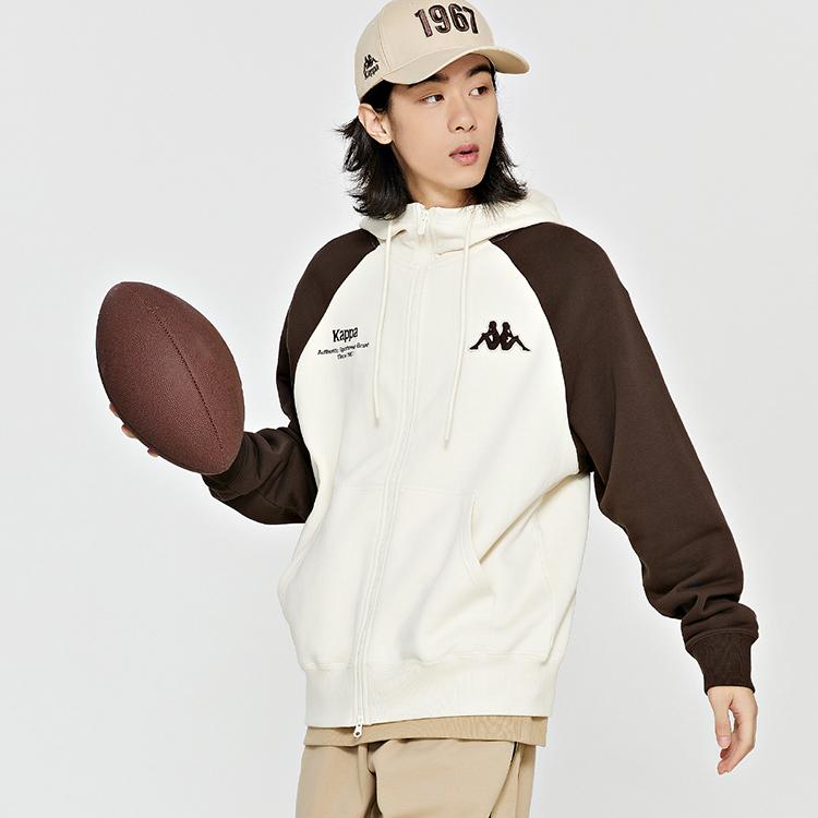 Kappa Sweatshirts Men's Hooded Moderate Cardigan K0D72MK01